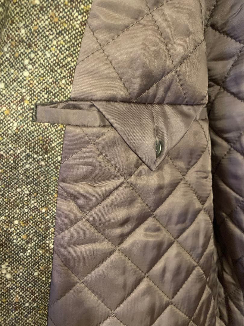 新品イッセイミヤケim product ツィード地キルティングステンカラーコート