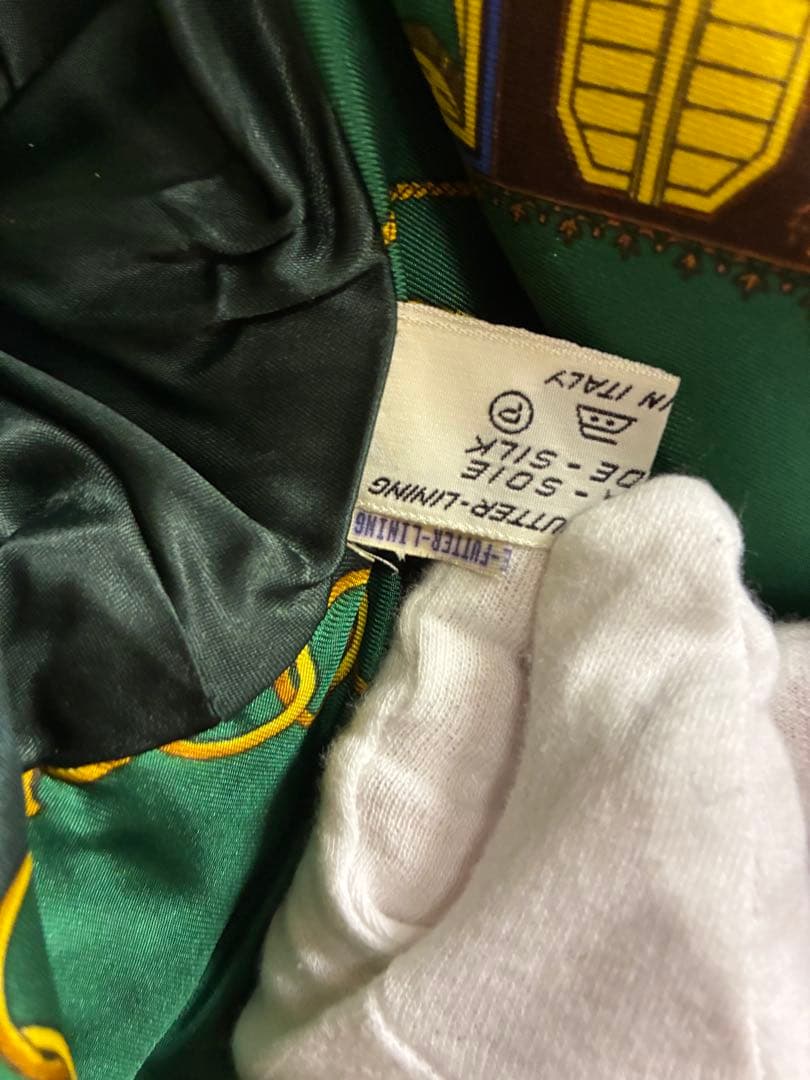 【今週末限定価格！】HERNO 　ウールコート　グリーン　ロング　美品 Aライン