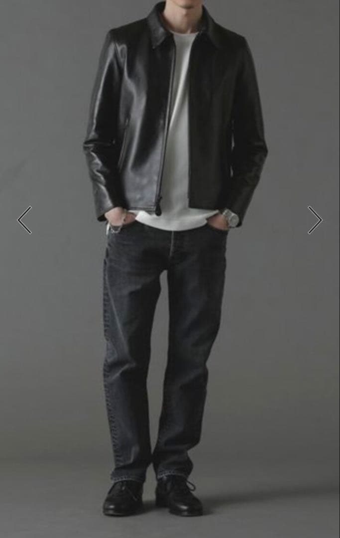 【新品】Schottショット レザー シングルジャケット ブラック サイズM