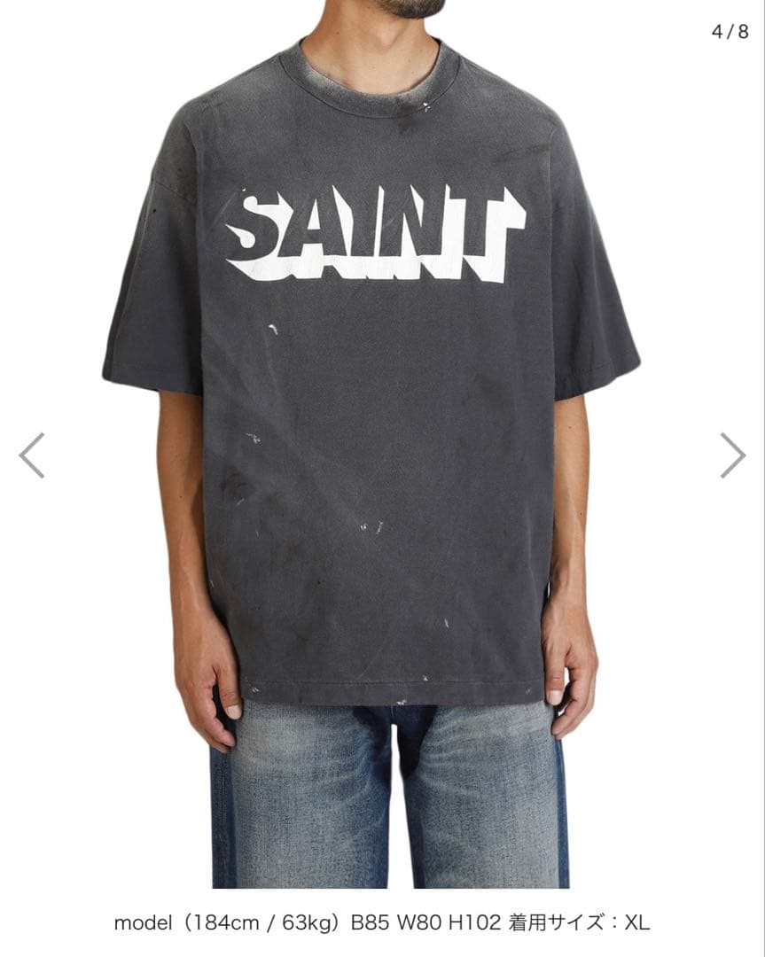 【XL】SAINT Mxxxxxx セントマイケル SS TEE/SAINT