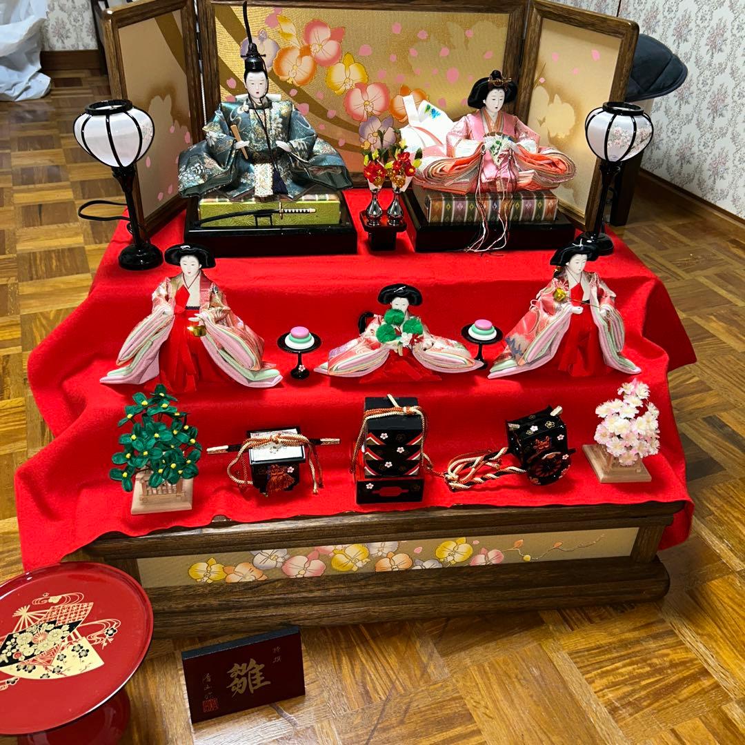 中型ひな人形セット