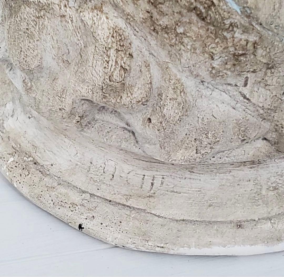 希少 キリスト 聖母マリア像 彫刻 アンティーク 天使 置物 インテリア 骨董