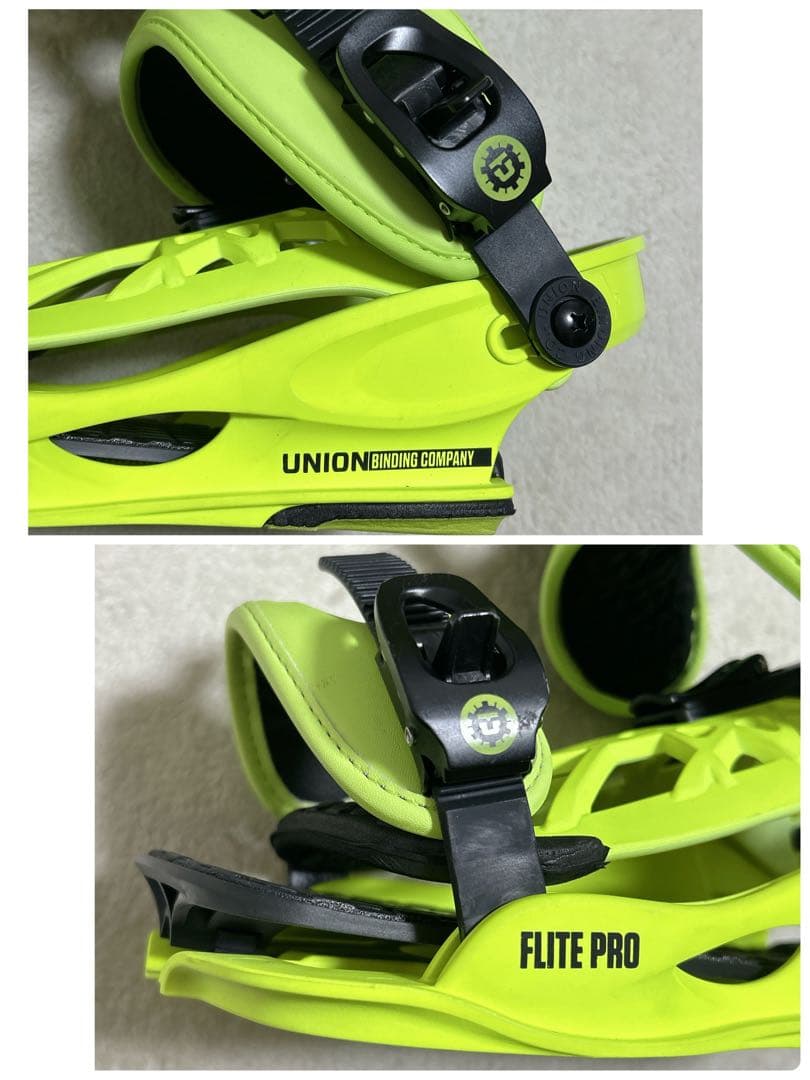 未使用 UNION CONTACT M/Lサイズ スノーボード バインディング