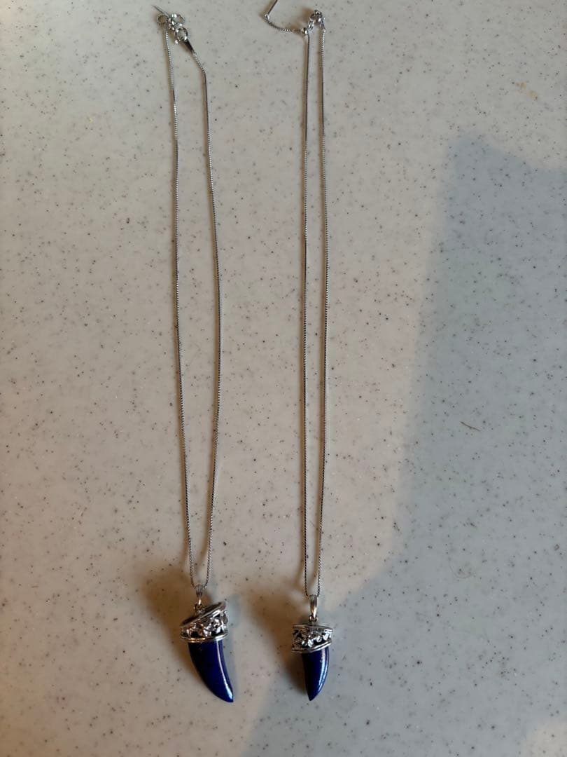 ラピスラズリ トライバルペンダント 2個セット