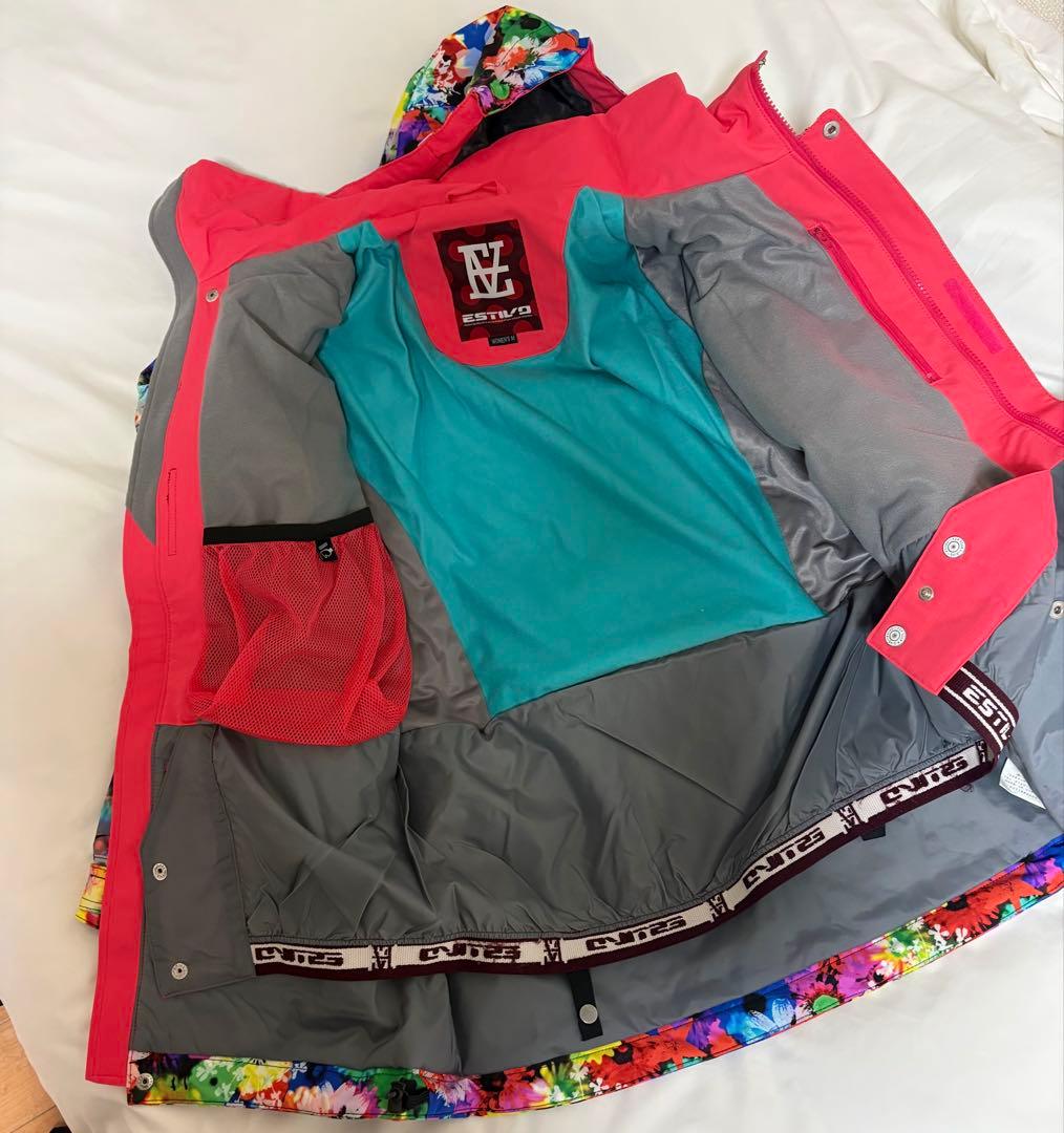 エスティボ スノーボードウェア 上下セット 小物付き