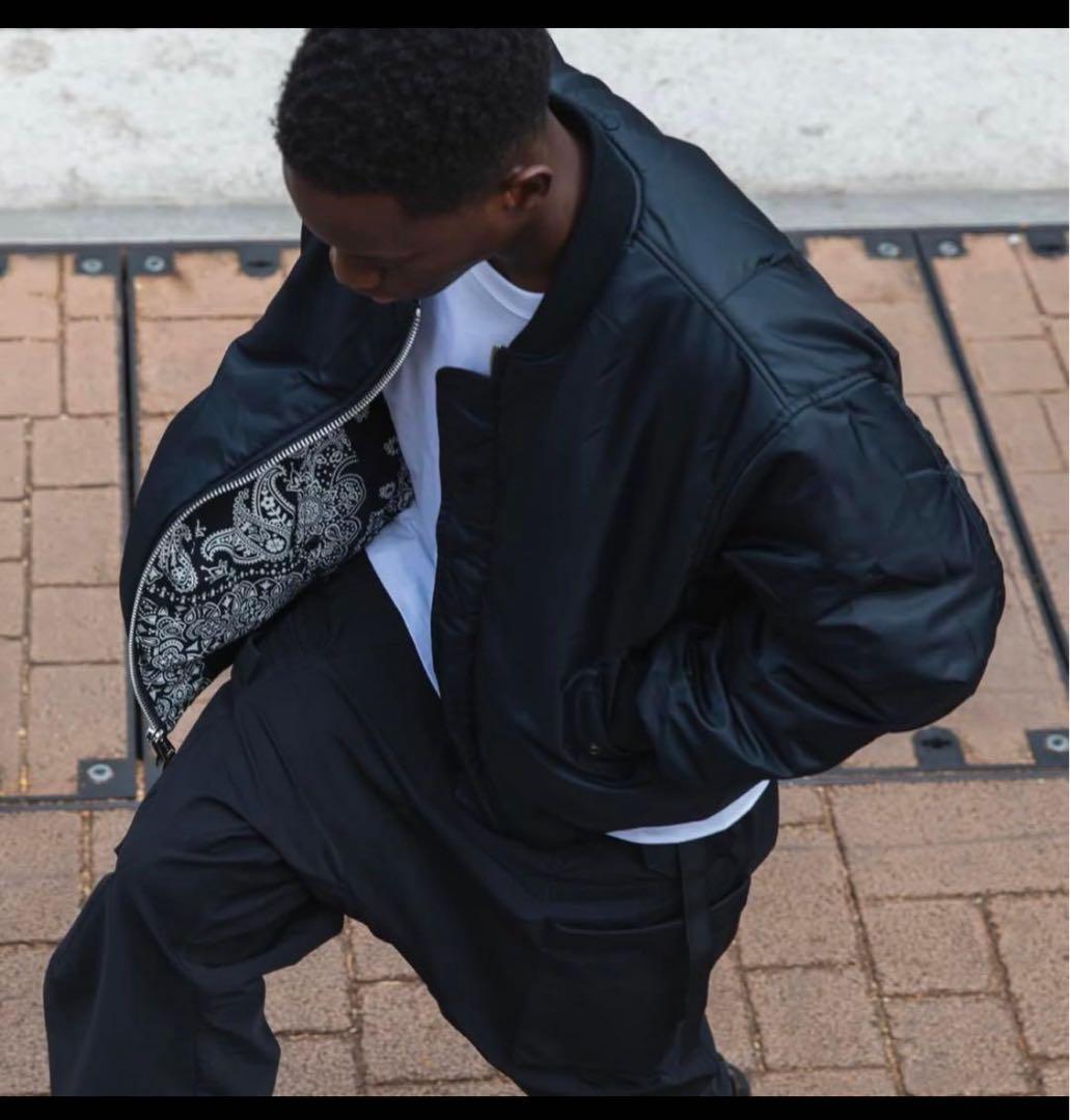 MIYAGI HIDETAKA バンダナ MA-1リバーシブルボンバージャケット