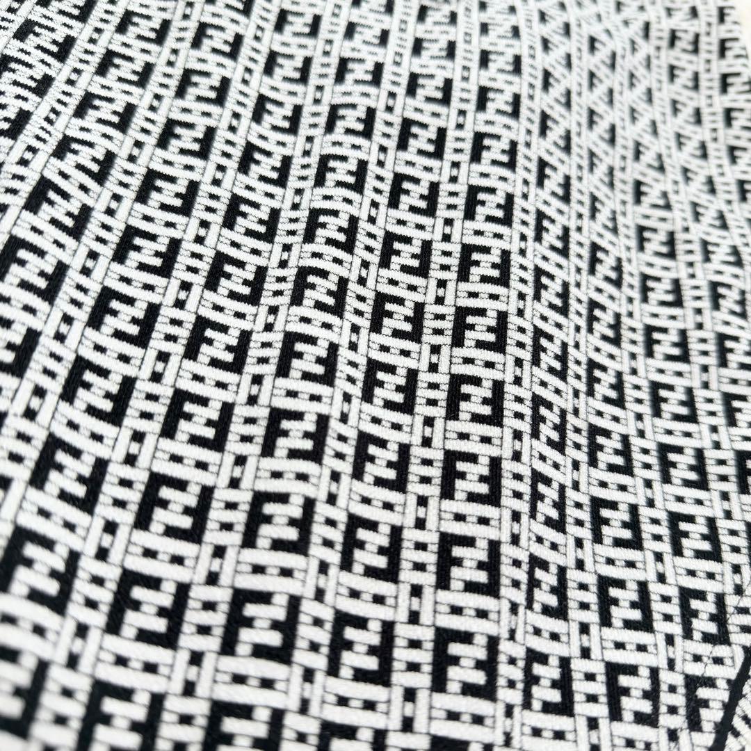 20SS⭐️超激レア⭐️フェンディ　ワンピース水着　ズッカ総柄　ハイレグ　白黒　40