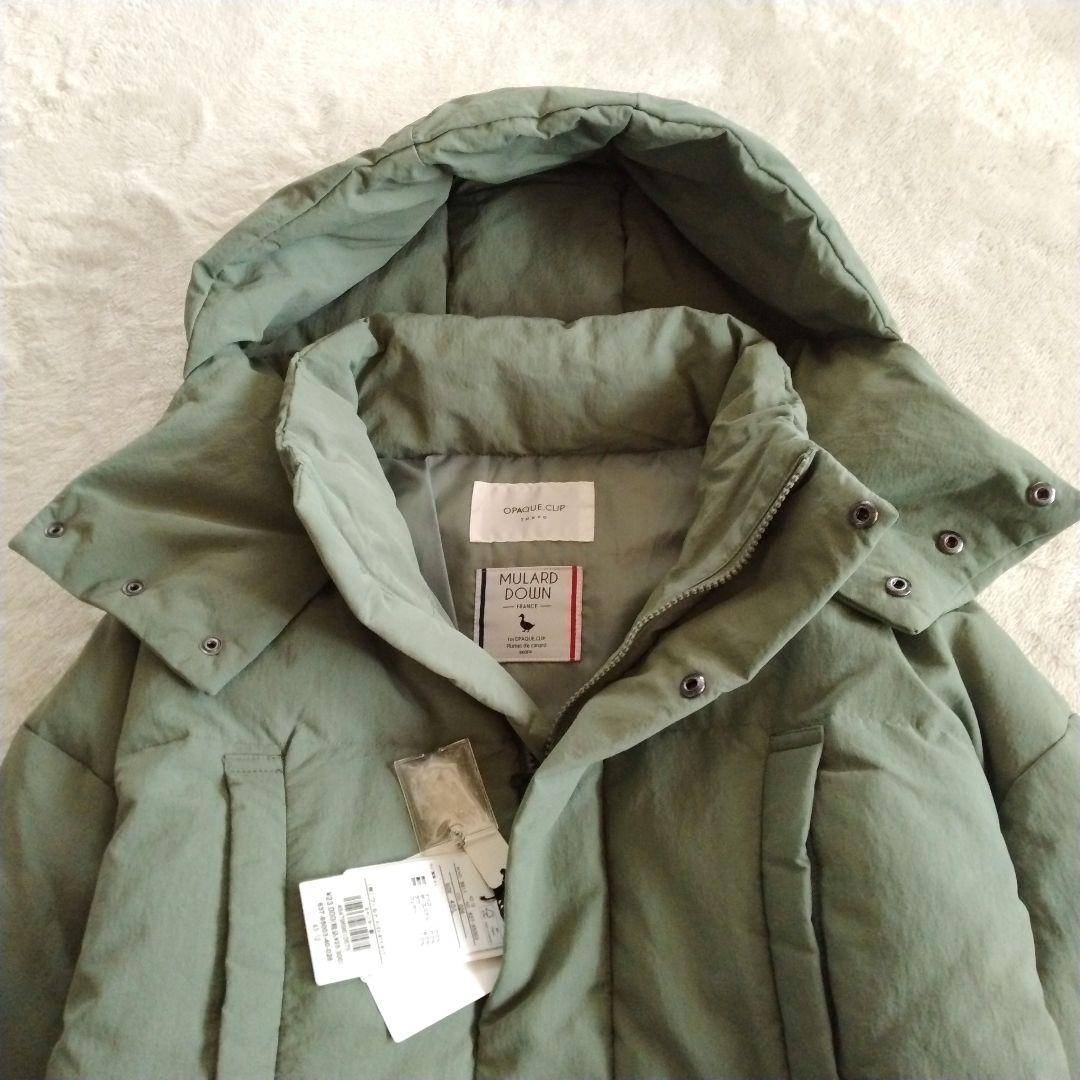 【ミュラー】未使用 タグ付き 洗える L フーディー ダウン ジャケット コート