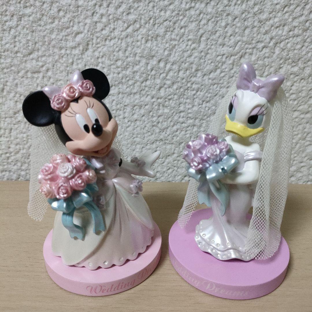 ディズニー　ミニー　デイジー　ウエディング　フィギュア　2点セット