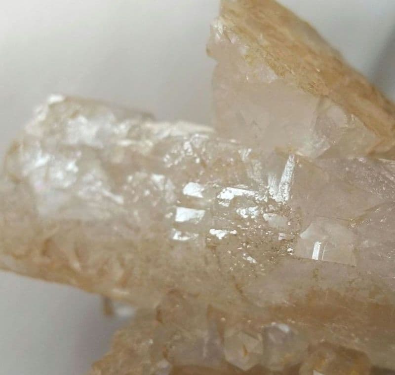 ブラジル産 虹入り スモーキータンジェリンクォーツ クラスター L