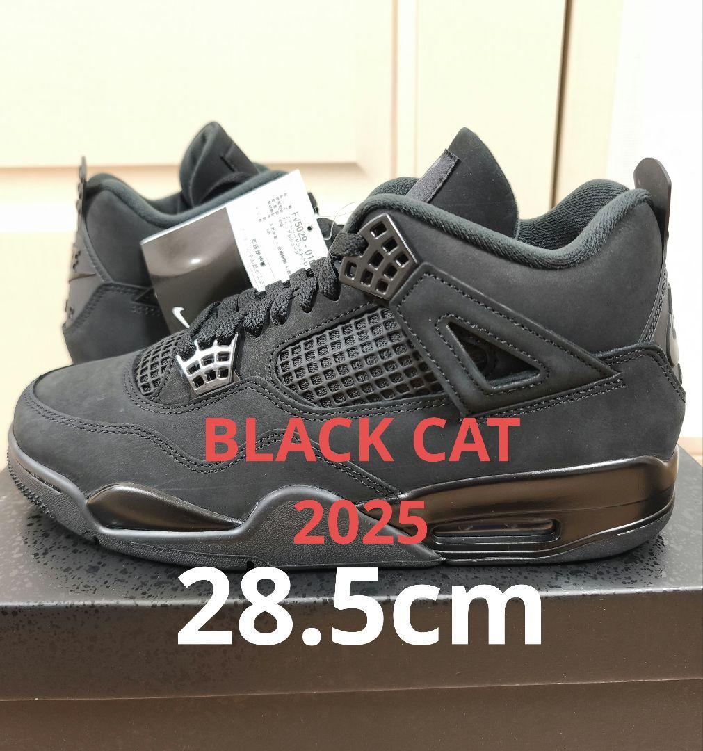 靴 AIR JORDAN 4 RETRO OG BLACK CAT 28.5cm