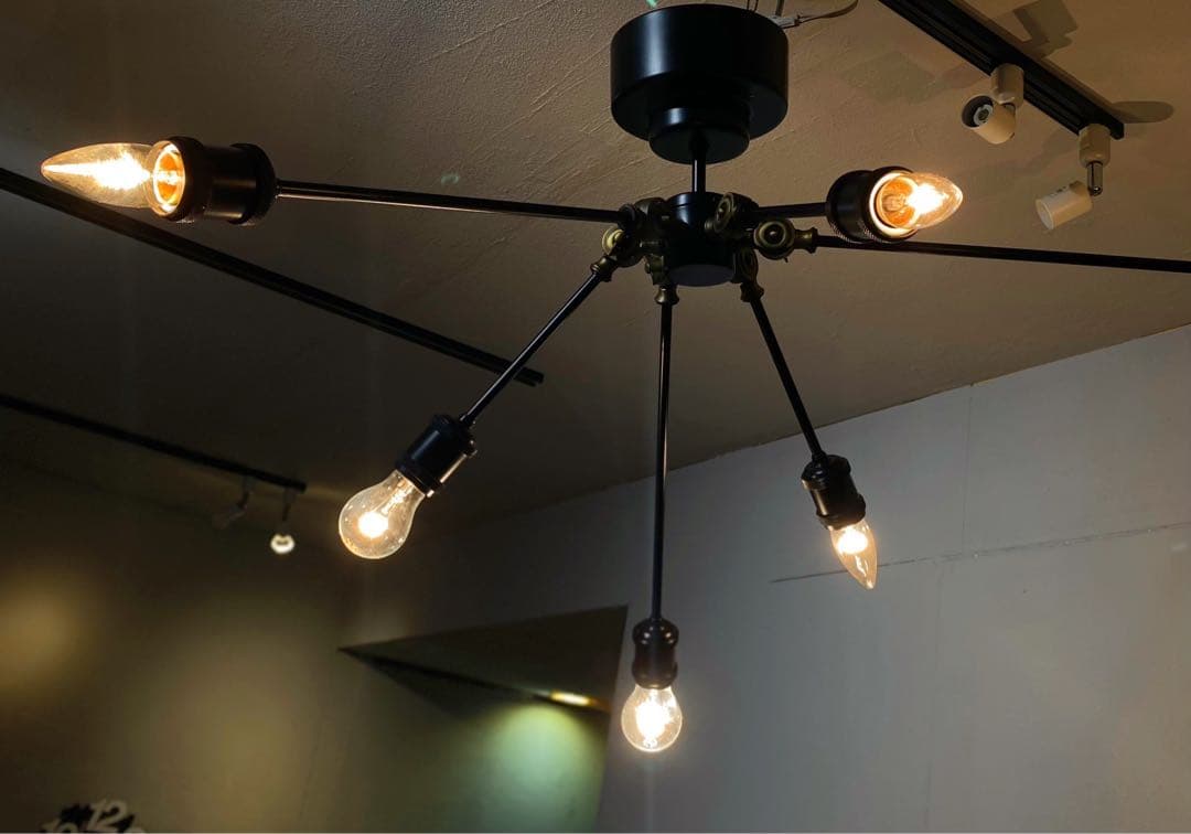 エルックス スチール製 シーリングライト 6灯