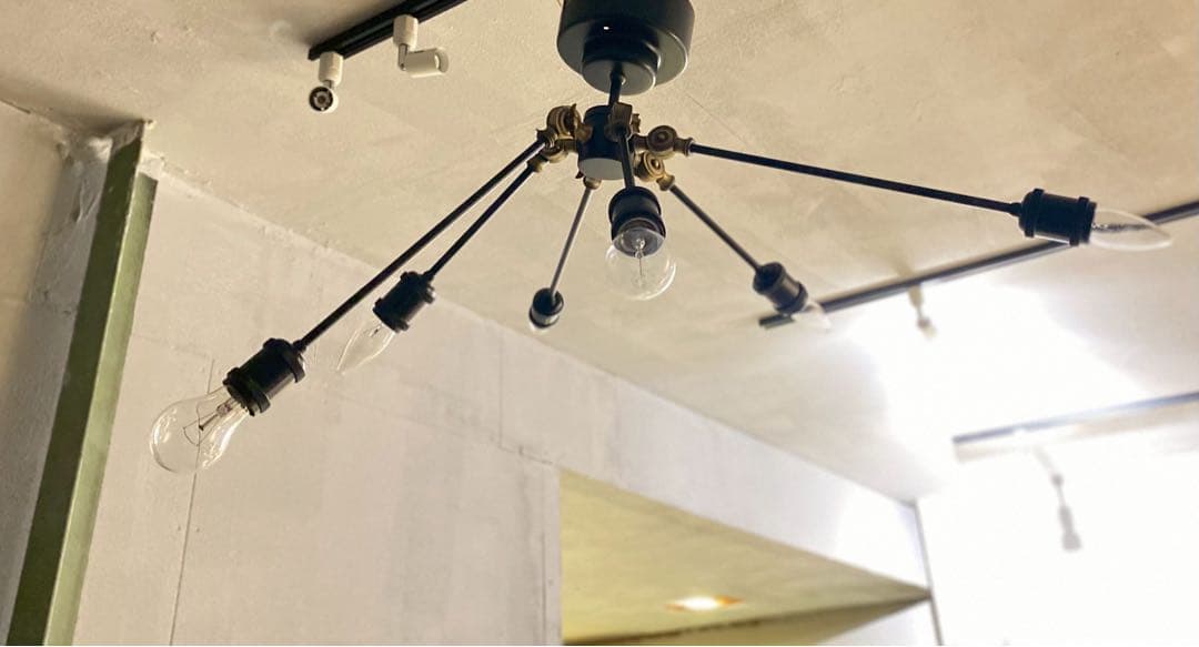 エルックス スチール製 シーリングライト 6灯