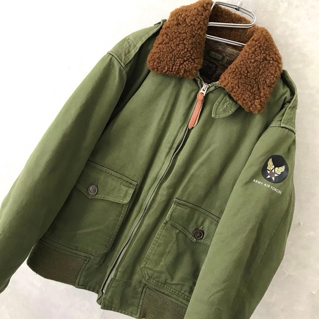 SESSLER MFG TYPE-B-10 デッキジャケット 丈短 カーキ 36