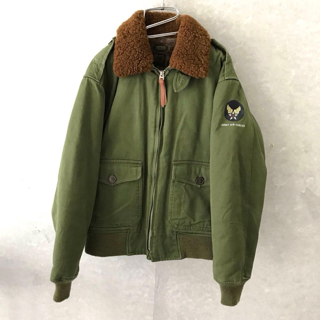 SESSLER MFG TYPE-B-10 デッキジャケット 丈短 カーキ 36