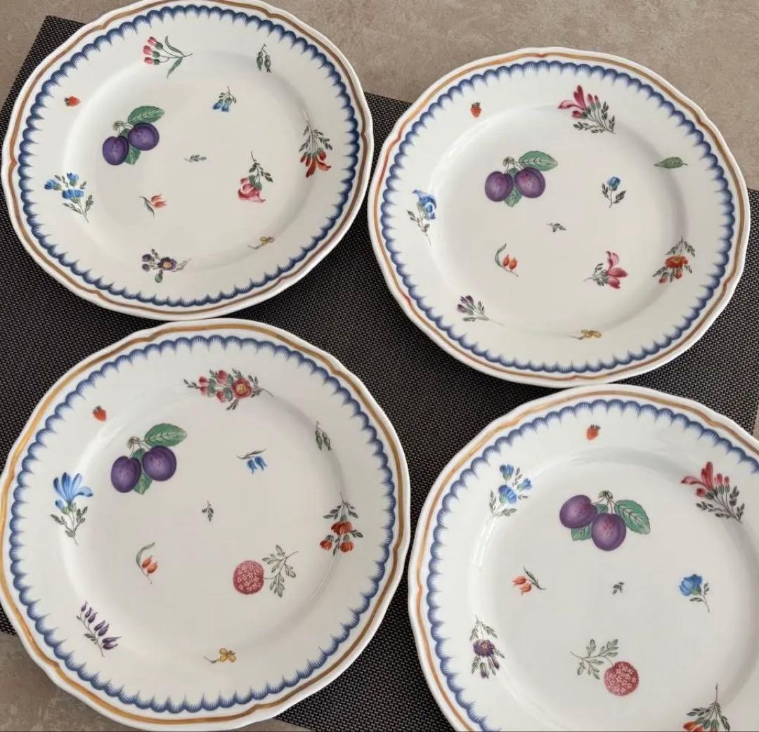 リチャード ジノリ イタリアンフルーツ プレート 皿 19cm 4枚セット