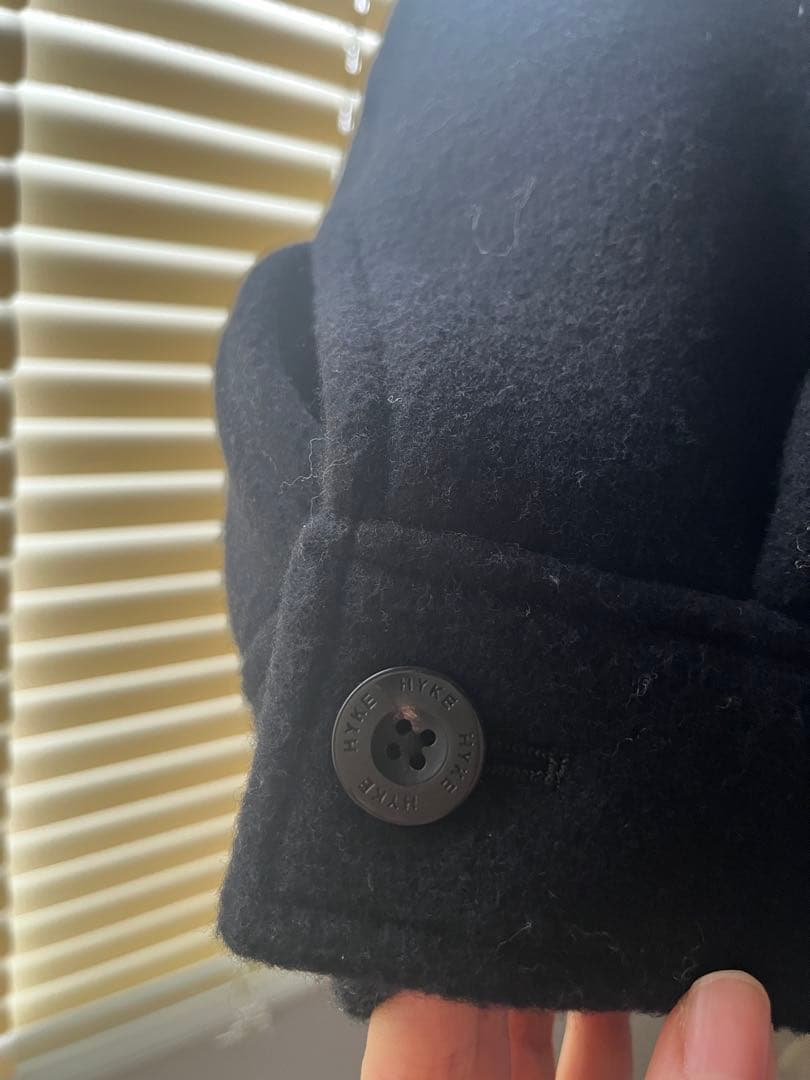 25AW【HYKE】 DOUBLE FACE DUFFEL JACKET