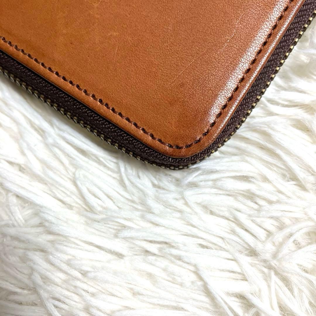 スロウ L字ファスナー コンパクトウォレットカードケース 本革