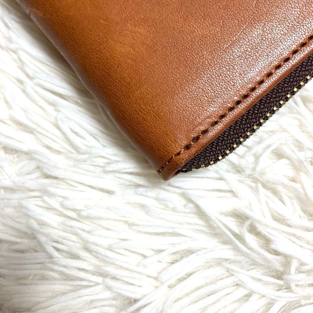 スロウ L字ファスナー コンパクトウォレットカードケース 本革