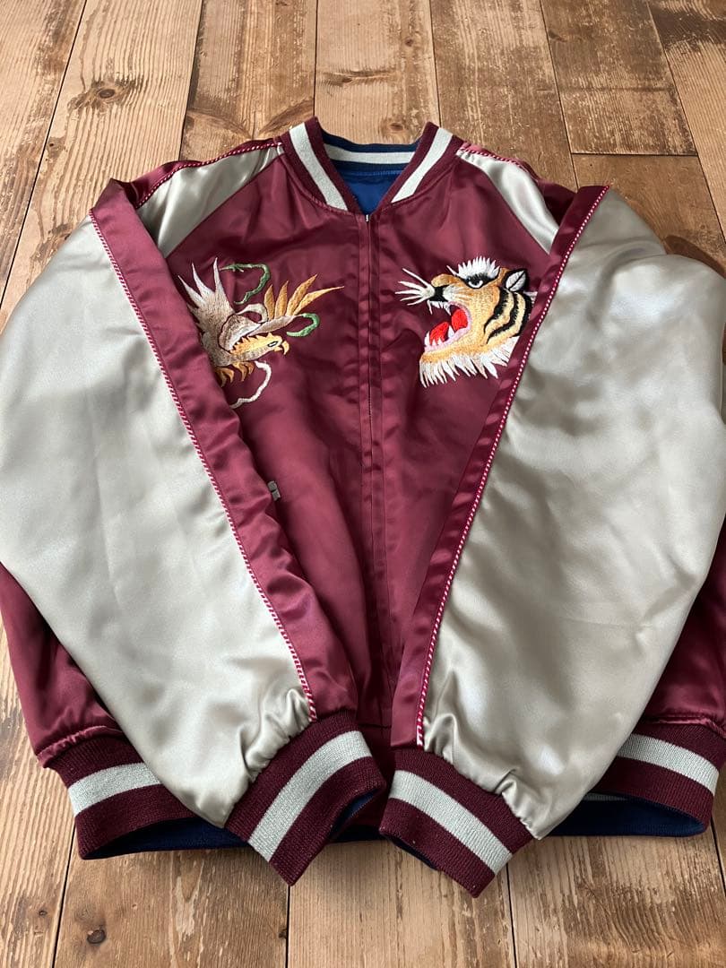 CAB CLOTHING キャブクロージング リバーシブルスカジャン 00s M