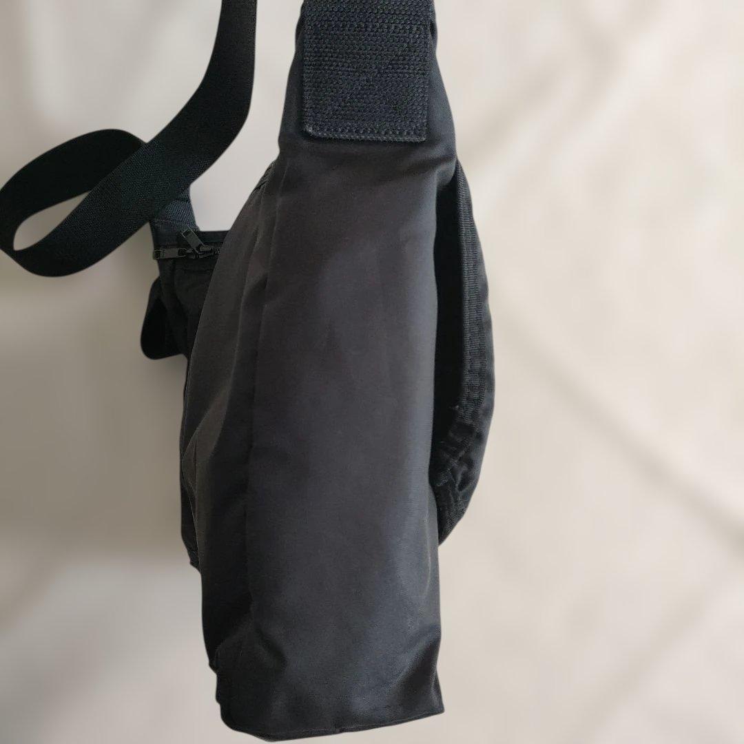 ポーター フラット メッセンジャーバッグ　ブラック S