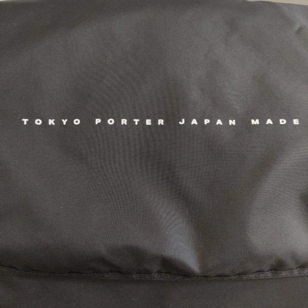 ポーター フラット メッセンジャーバッグ　ブラック S