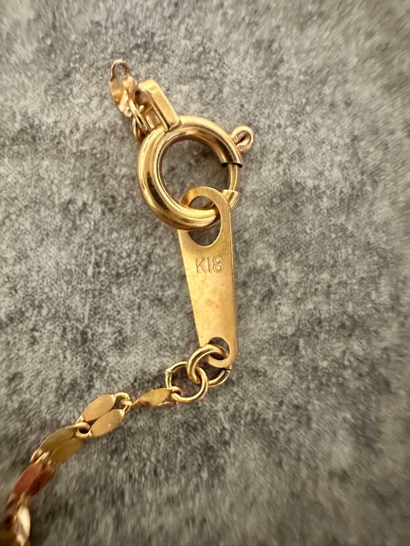 【ジャンク品】K18ゴールド ブレスレット TSUTSUMI