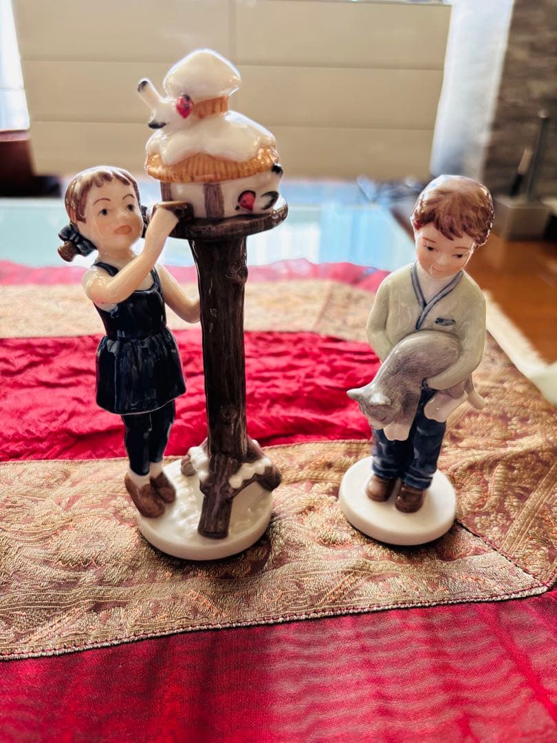 ロイヤルコペンハーゲン　陶器製　フィギュリン　2体セット箱無し