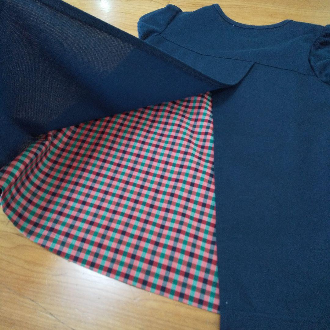 ファミリア くまちゃん ネイビーチュニック 100cm 2回着用