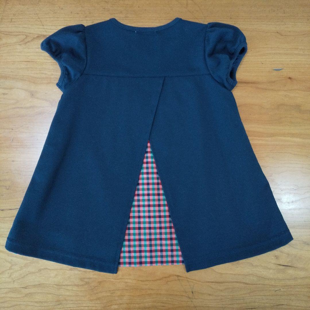 ファミリア くまちゃん ネイビーチュニック 100cm 2回着用