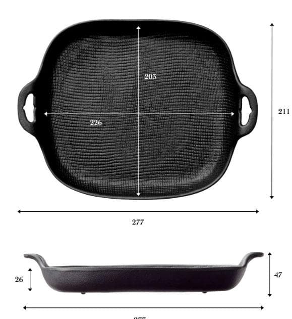 未使用　焼き焼きグリル どっしり深型 U-37 及源鋳造 OIGEN