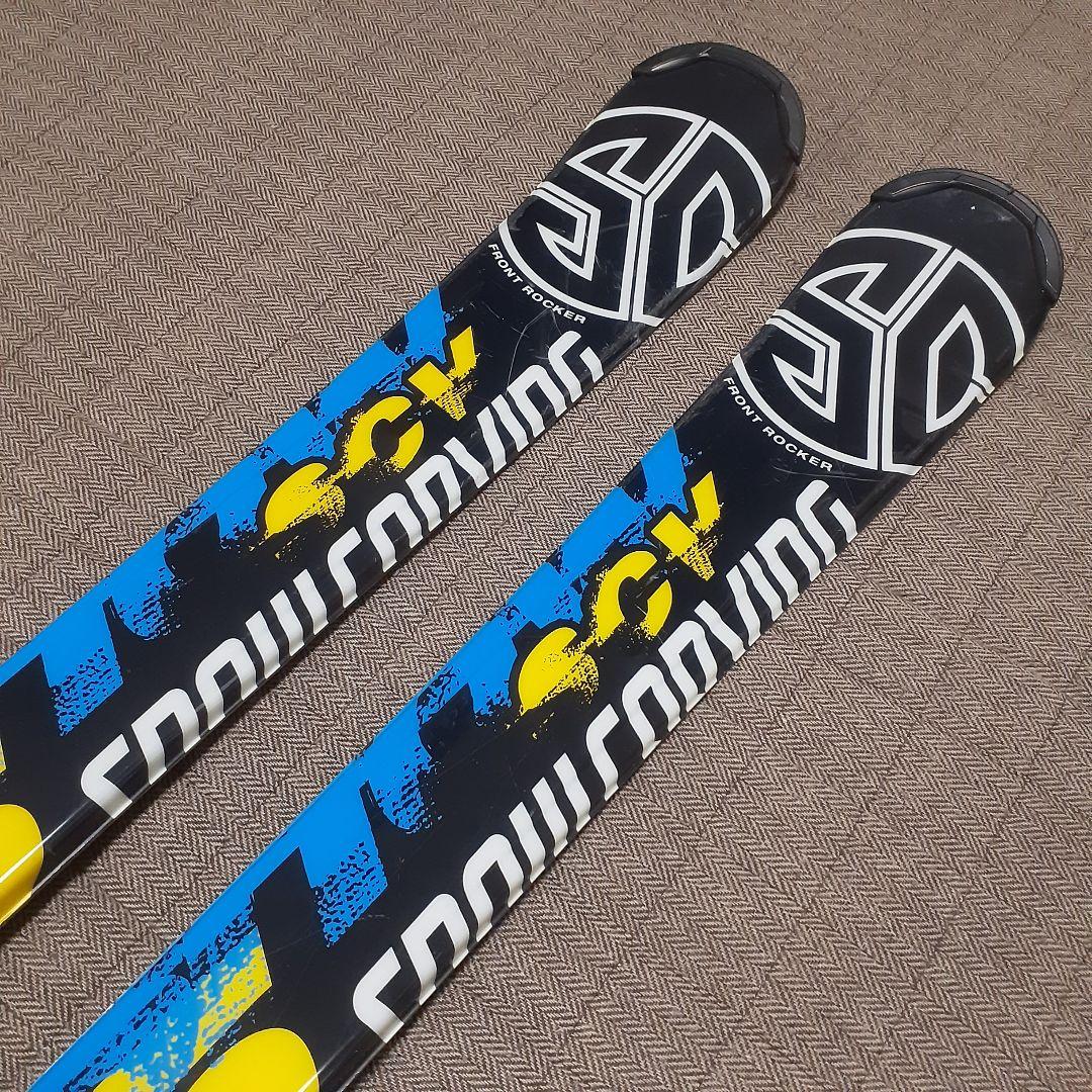 初中級者向きスキー板156cm　軽くて柔らかめで滑りやすい　ビンディング調節可能