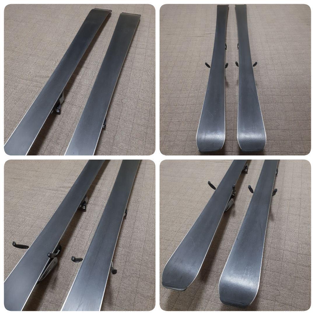 初中級者向きスキー板156cm　軽くて柔らかめで滑りやすい　ビンディング調節可能