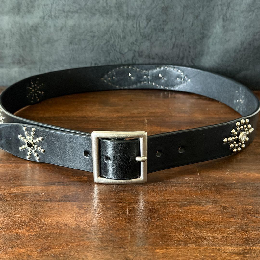 スタッズベルトインレイ35mm34inch