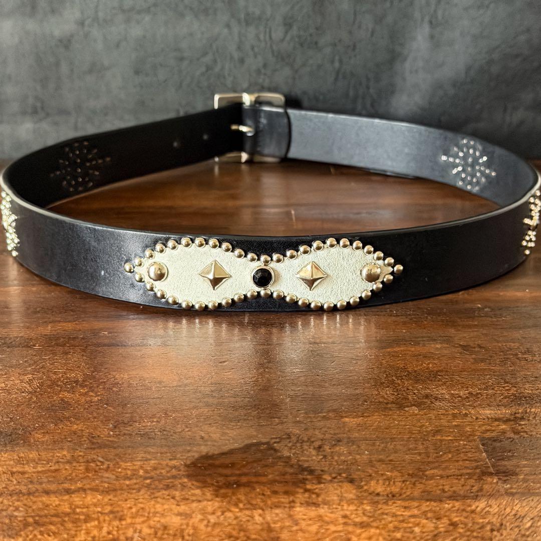 スタッズベルトインレイ35mm34inch