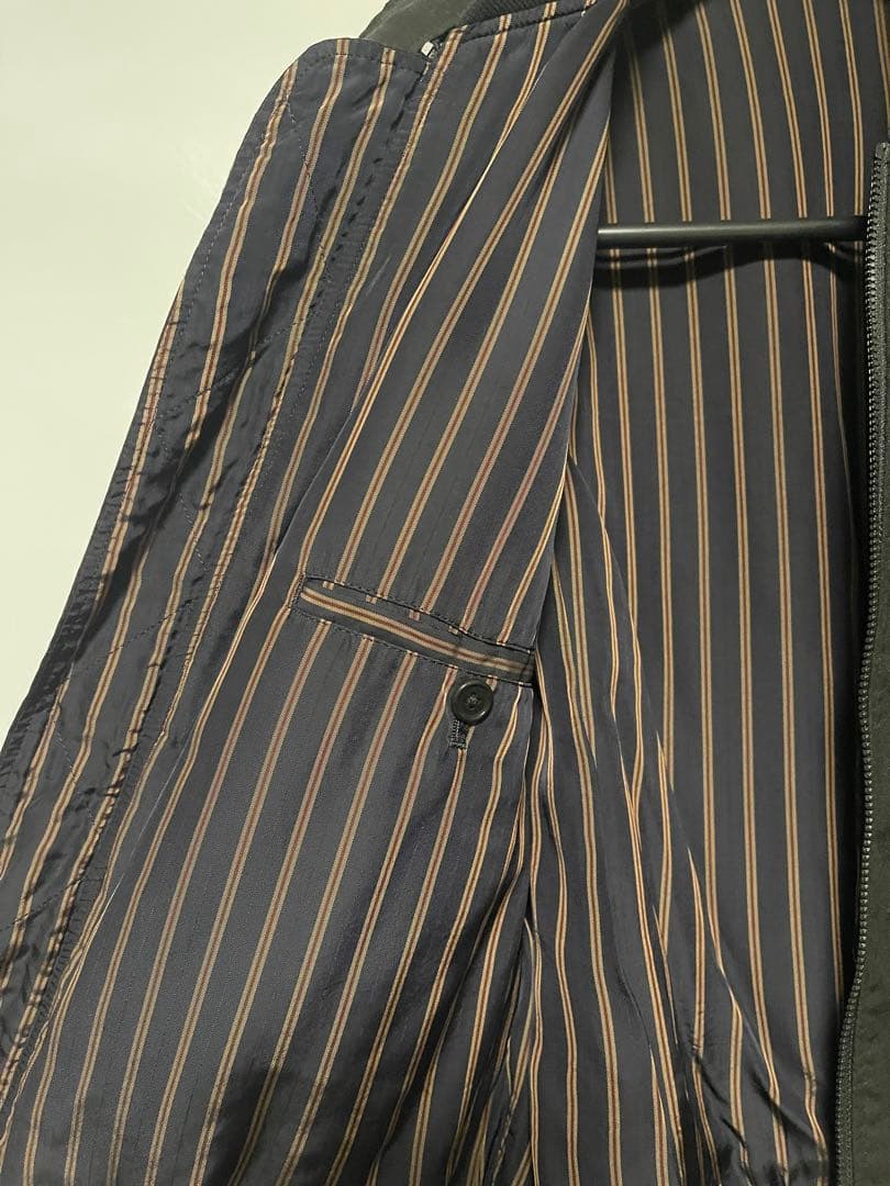 ヨウジヤマモト　プールオム　リバーシブル　MA-1ジャケット ブルゾン　黒2