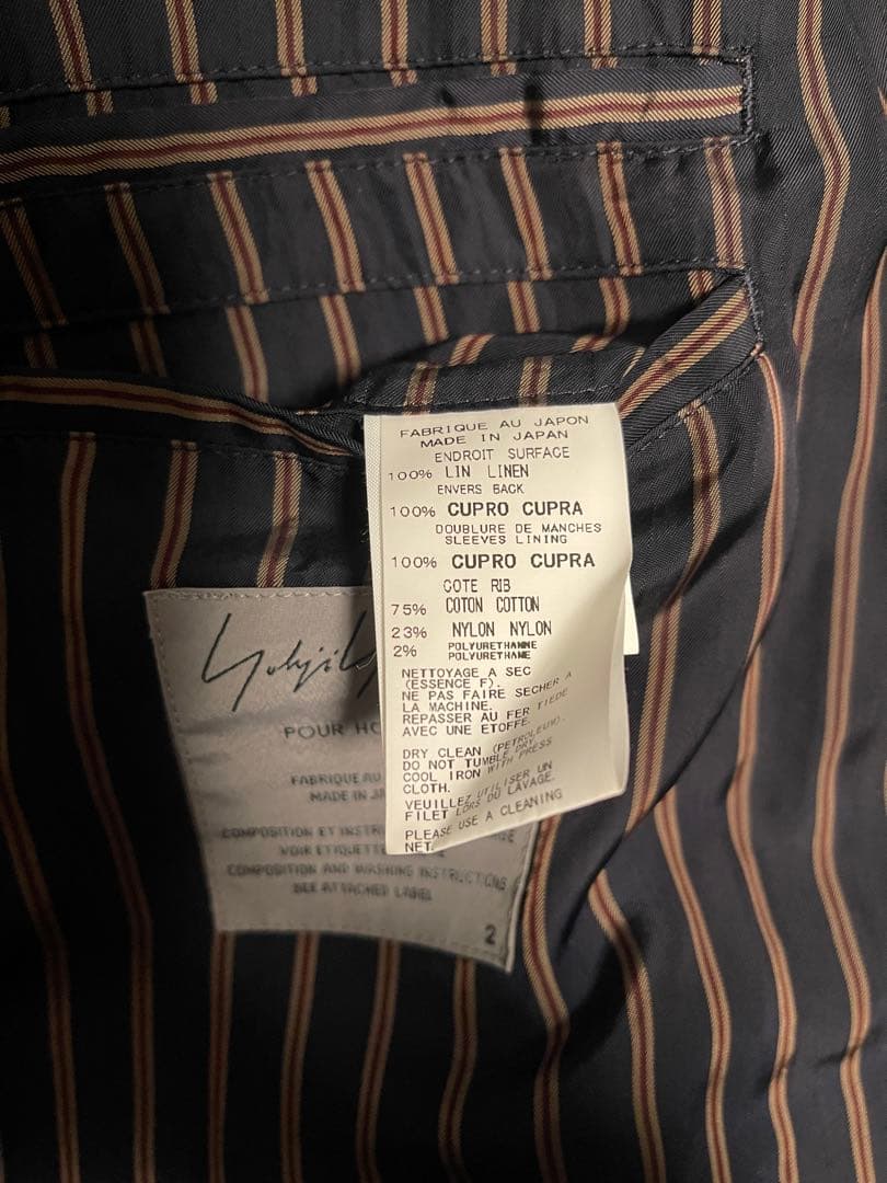 ヨウジヤマモト　プールオム　リバーシブル　MA-1ジャケット ブルゾン　黒2