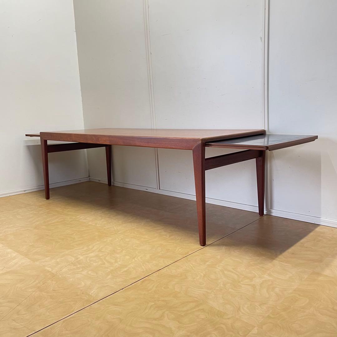 デンマーク チーク材 伸長式テーブル バタフライテーブル 北欧 ビンテージ