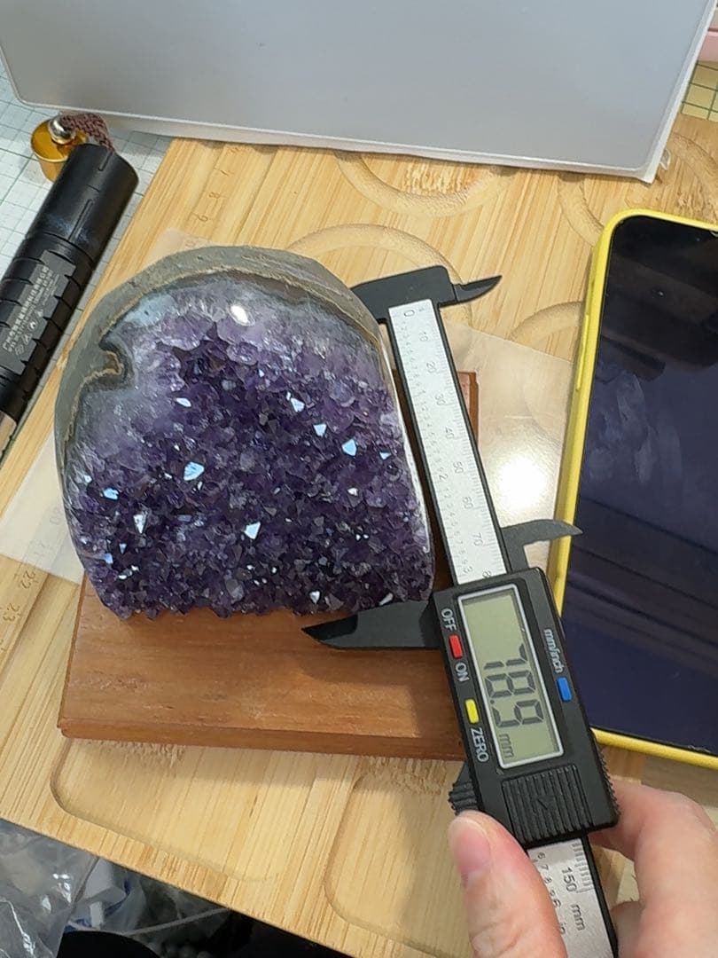 天然石 アメジスト 紫水晶 金銭運 原石 浄化 鉱石 置物 一点物 九紫火星運