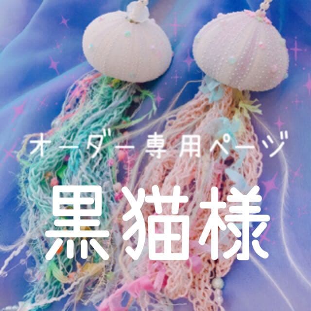 黒猫様.*・゜　.゜・*.オーダー品☆。.:＊・゜