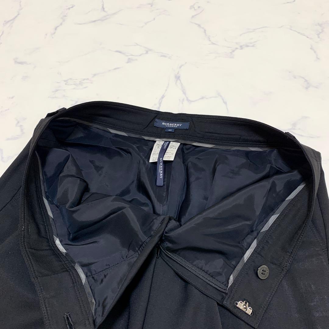 【希少Lサイズ】BURBERRY LONDON　パンツスーツ上下　ストレッチ