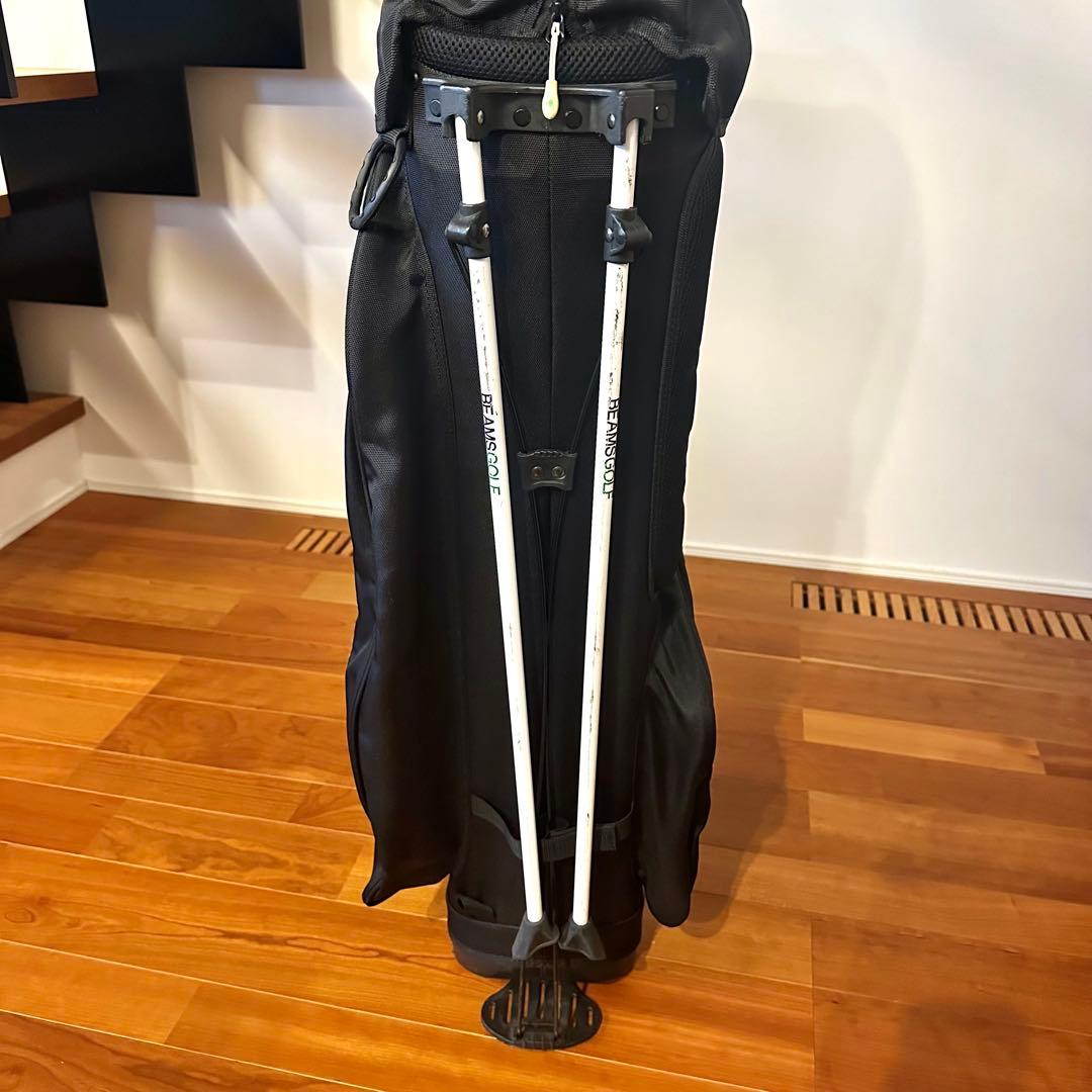 BEAMSGOLF スタンド付きゴルフバッグ ブラック