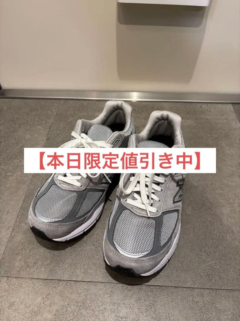 New Balance 990v5 25.5cm4E グレー 箱タグ付