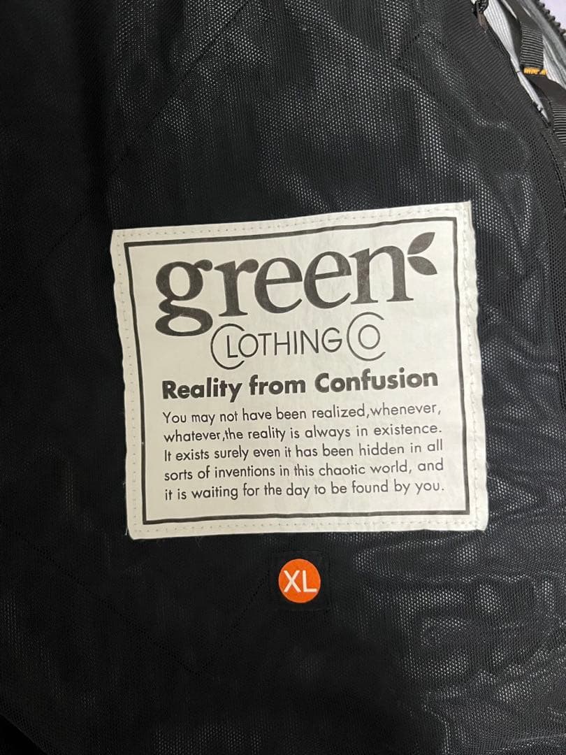 【美品】green clothing ビブパンツ XL