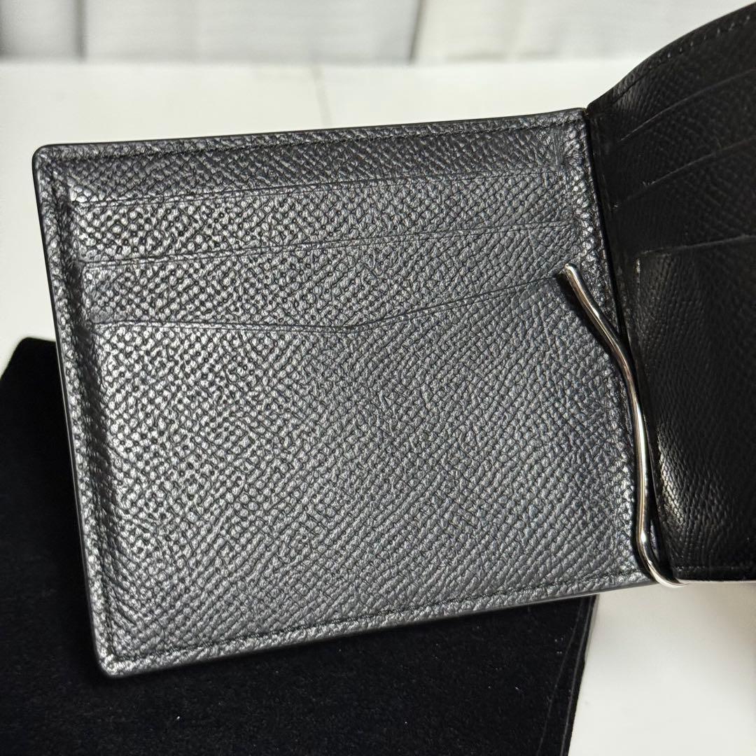 ⭐️未使用⭐️dunhill ダンヒル　マネークリップ　グレインレザー　　ブラック