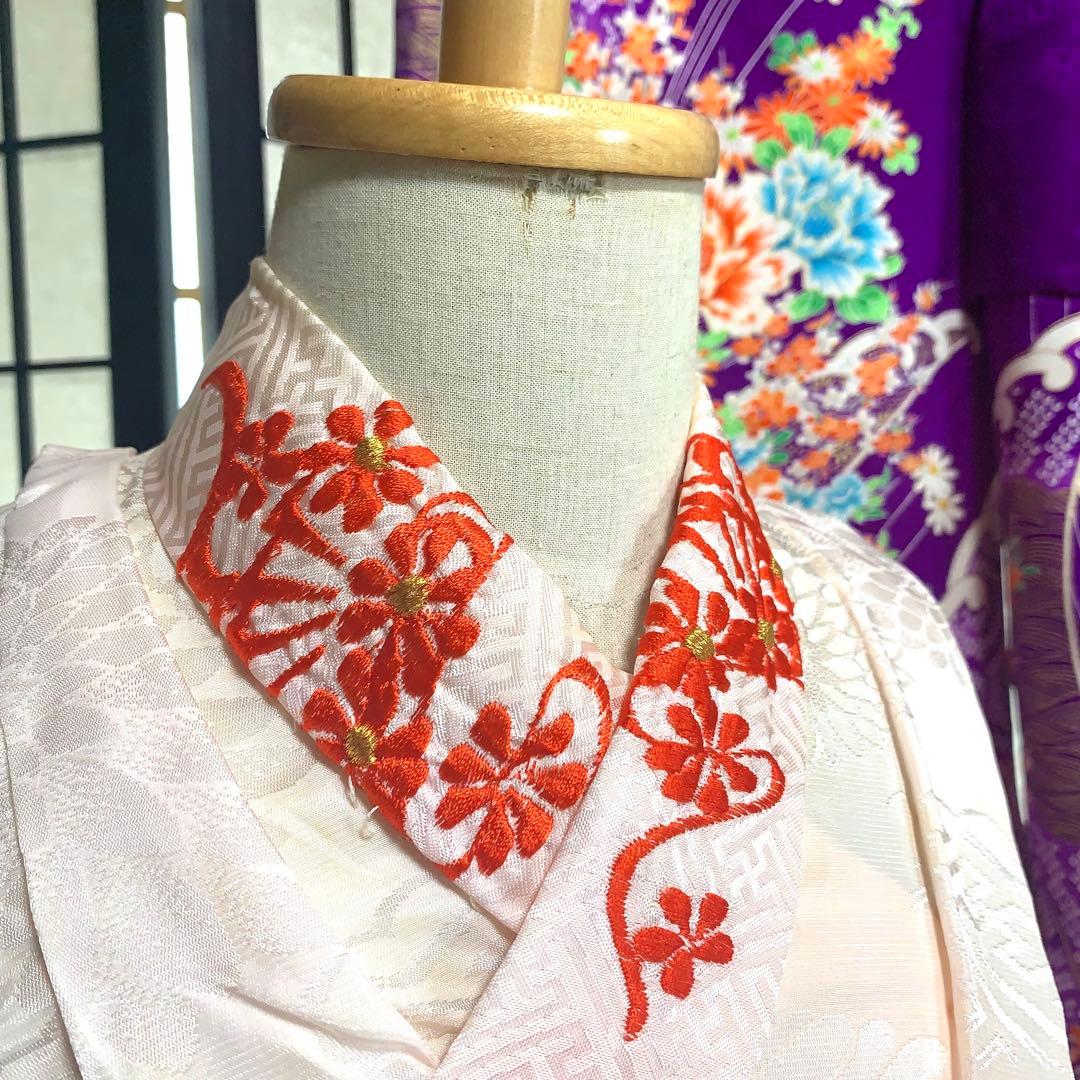 【美品】七五三フルセット　7歳　晴れ着　キッズ　子供　着物　身丈92cm 紫系