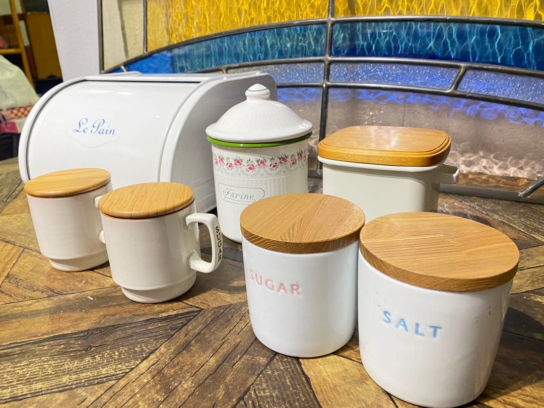 マニーローズ キャニスターセット 野田琺瑯パンケース ロールトップブレッド缶