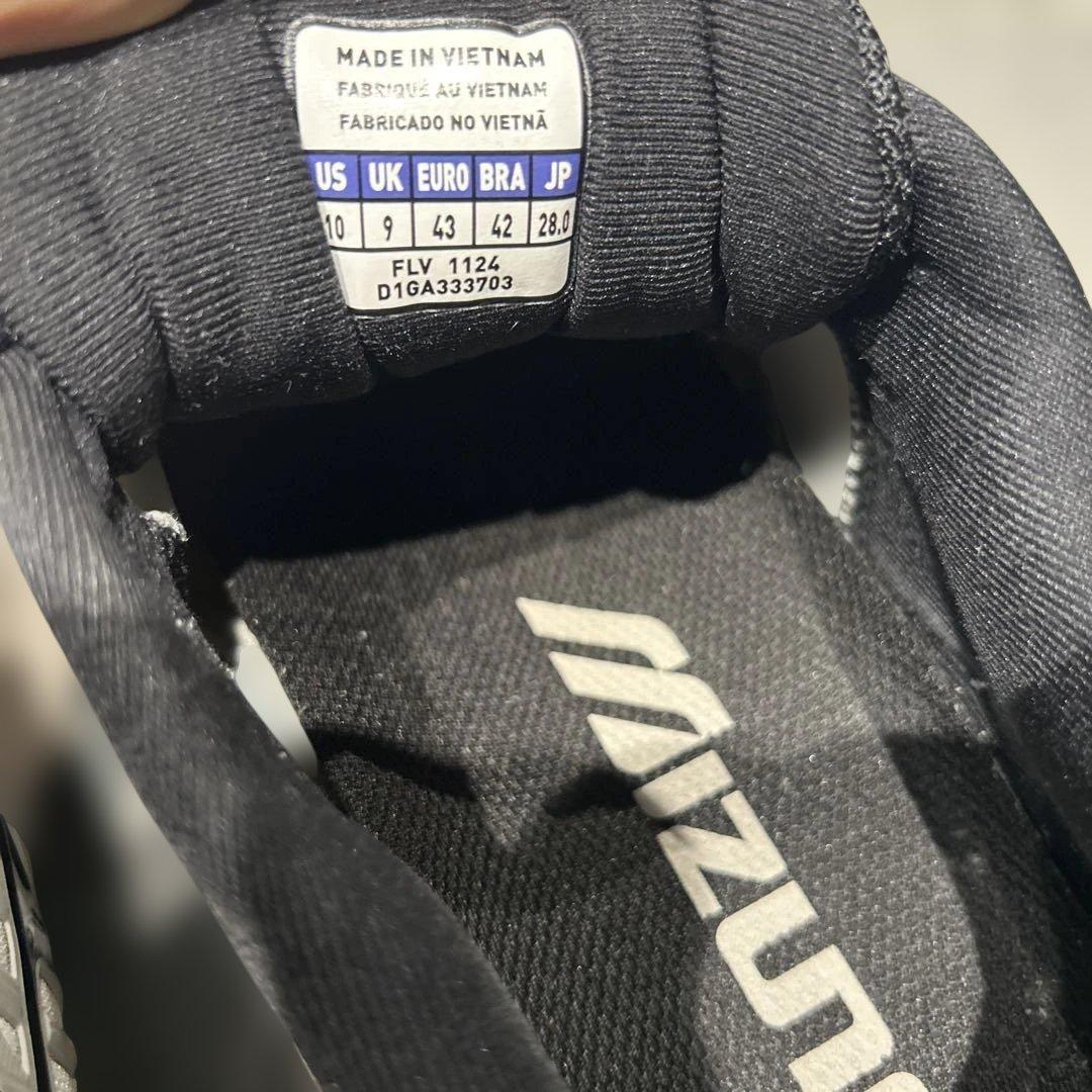 美品Mizuno Wave Prophecy ホワイト/グレー スニーカー