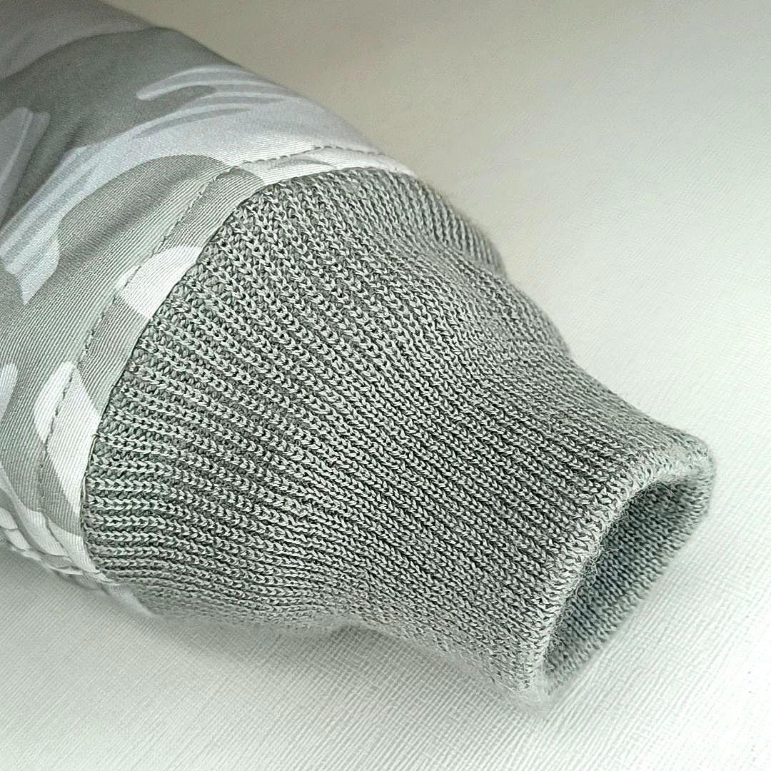 美品★AVIREX　L-2B　フライトジャケット　刺繍　ワッペン　シルバーグレー