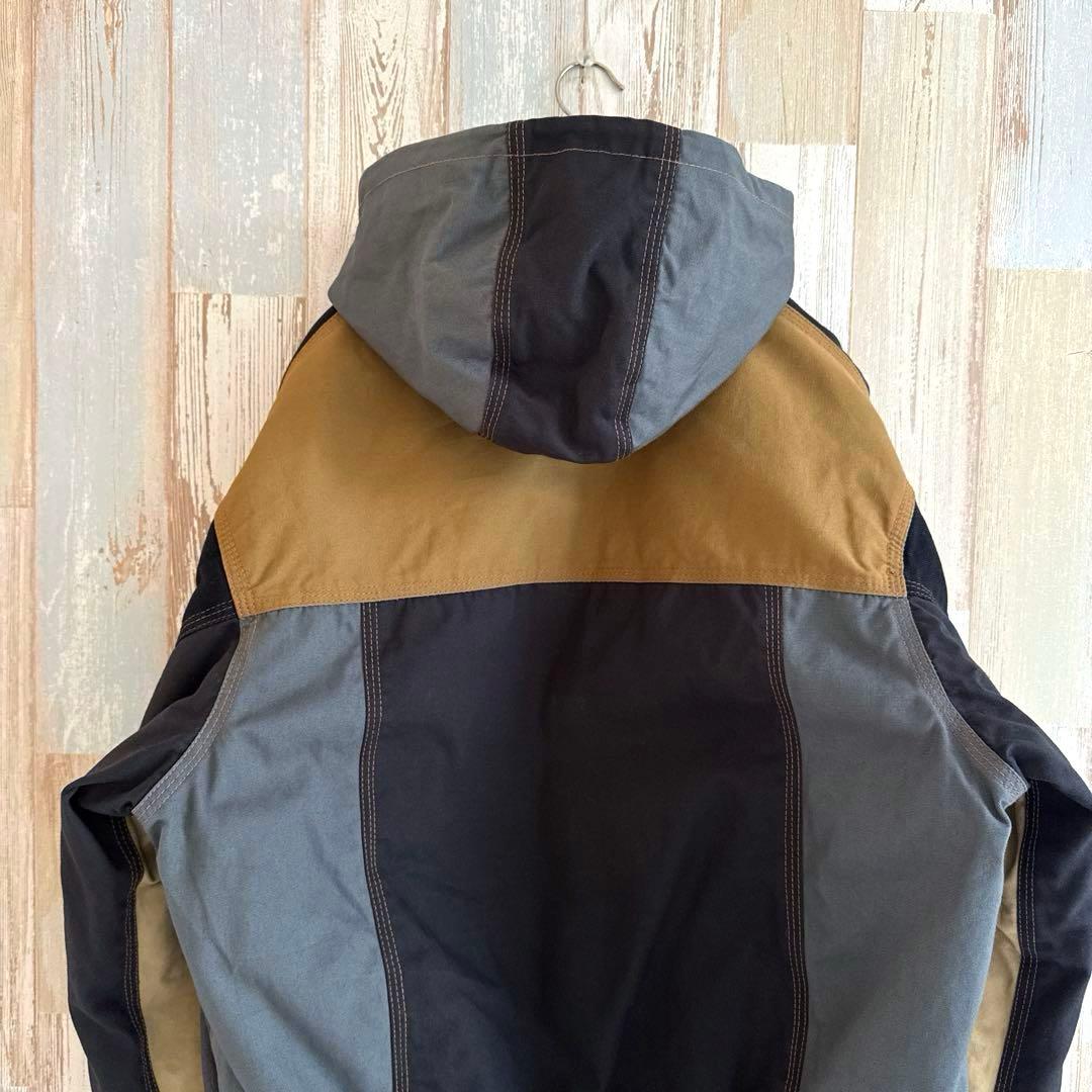 希少美品 carharttリメイク L-XL相当アクティブジャケットダック一点物